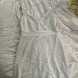 White Tight Mini Dress